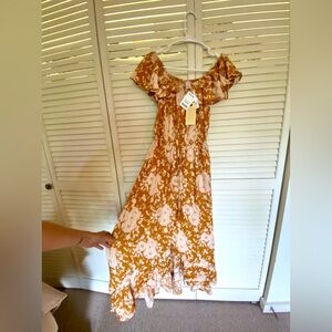 NWT flora maxi dress